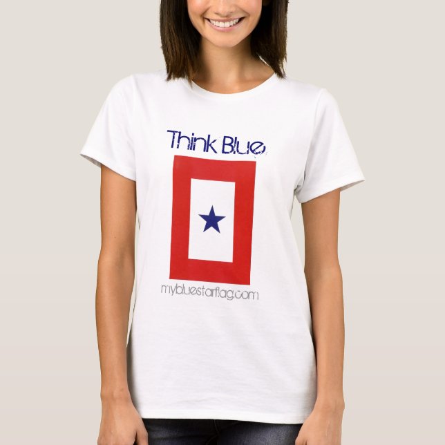 Camisa de la bandera de la estrella azul de la (Anverso)