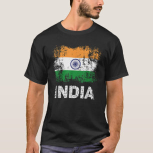 Camisa de la bandera de la India Patriótica Bander