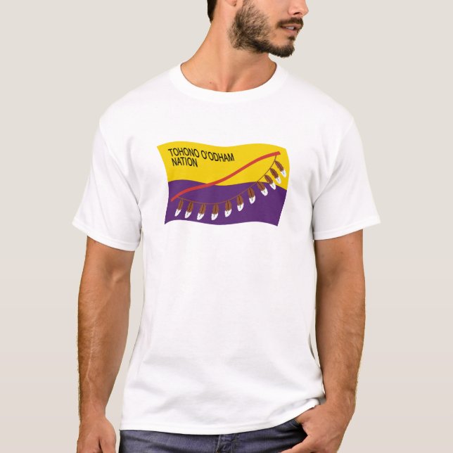 Camisa de la bandera de la nación Tohono O'odham (Anverso)