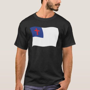Camisa de la bandera de la religión cristiana