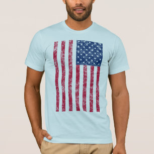 Camisa de la bandera de los E.E.U.U. (dañada)
