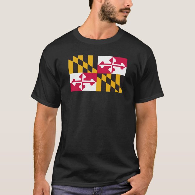 Camisa de la bandera de Maryland (Anverso)