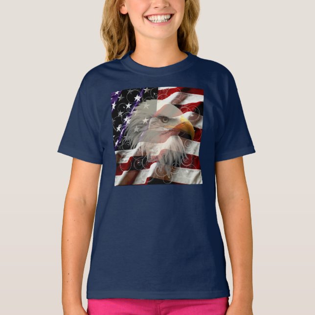 Camisa de la bandera del águila estadounidense (Anverso)