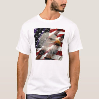 Camisa de la bandera del águila estadounidense