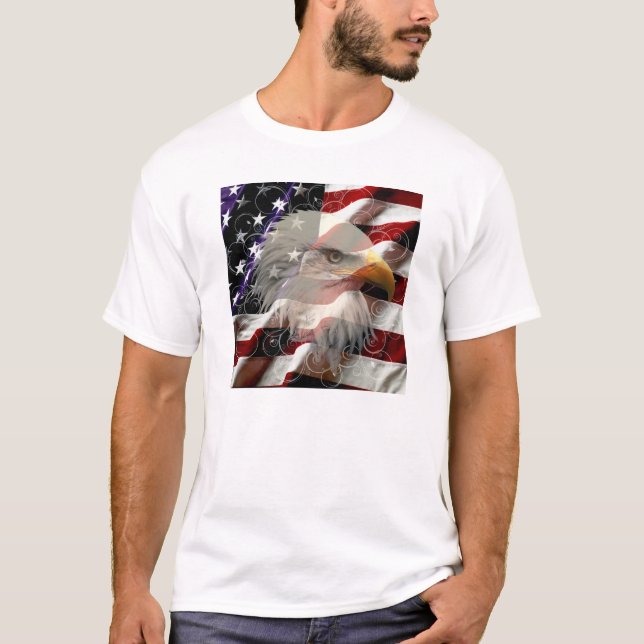 Camisa de la bandera del águila estadounidense (Anverso)