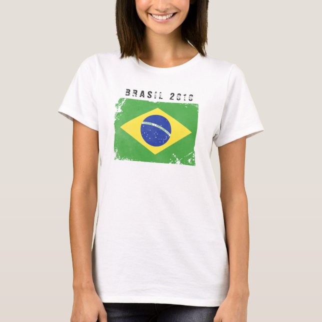 Camisa de la bandera del Brasil (Anverso)