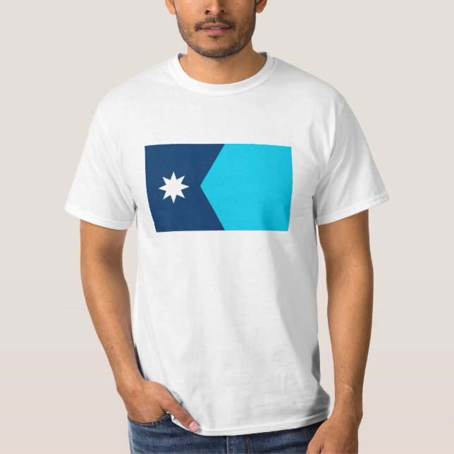 Camisa de la bandera del estado de Minnesota (Anverso)
