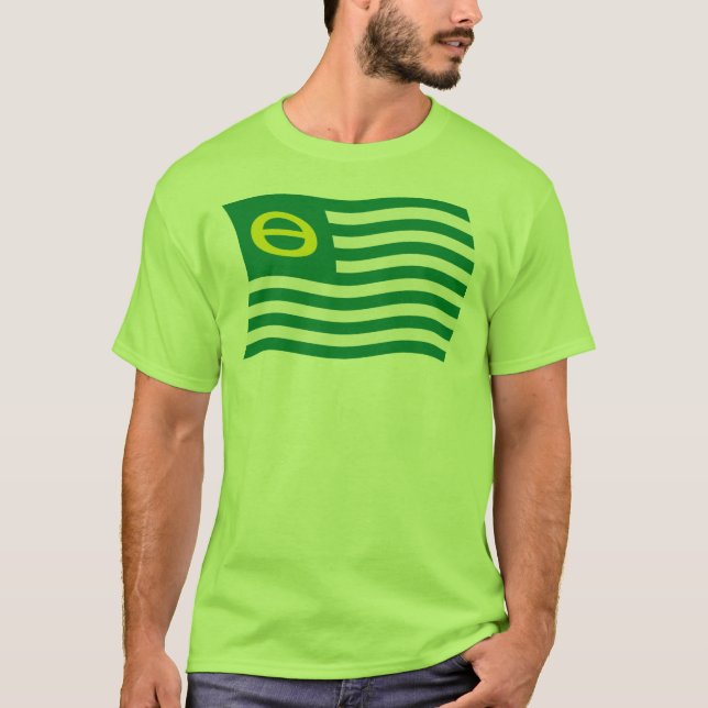 Camisa de la bandera del Movimiento Ecológico (Anverso)