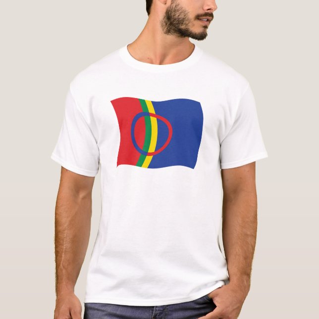 Camisa de la bandera del pueblo sami (Anverso)