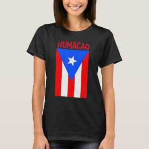 Camisa de la bandera puertorriqueña Humacao Puerto