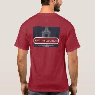 Camisa de la barra de coches antigua - Logotipo de