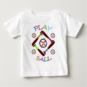 Camisa de la bola del juego de béisbol