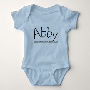 Camisa de la broche del bebé de Abby