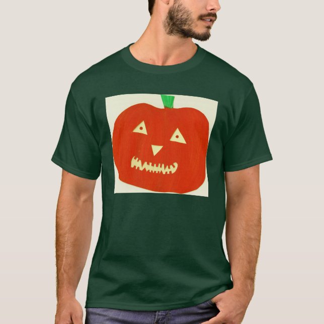 Camisa de la calabaza que brilla intensamente (Anverso)