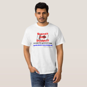 Camisa de la calculadora de la veintiuna