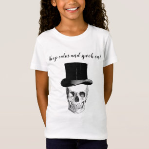 Camisa de la camiseta del cráneo de Guay HALLOWEEN