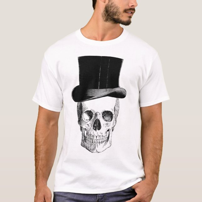 Camisa de la camiseta del cráneo de Guay HALLOWEEN (Anverso)