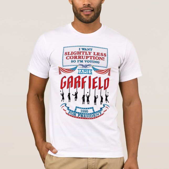 Camisa de la campaña de James Garfield 1880 (Anverso)