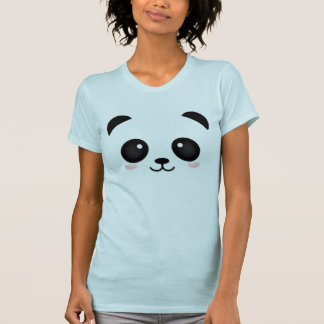 Camisa de la cara de la panda de Kawaii