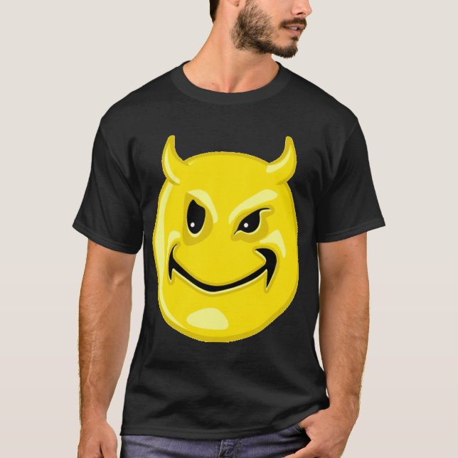 Camisa de la cara del diablo de Lil (Anverso)