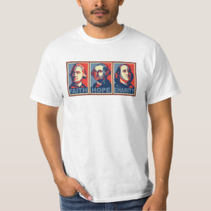 Camisa de la caridad de la esperanza de la fe de