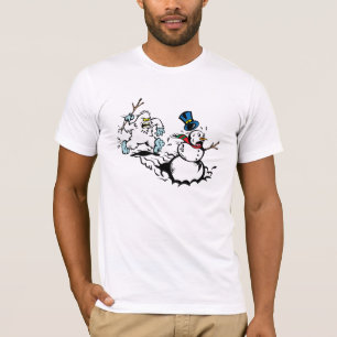 Camisa de la caza del muñeco de nieve