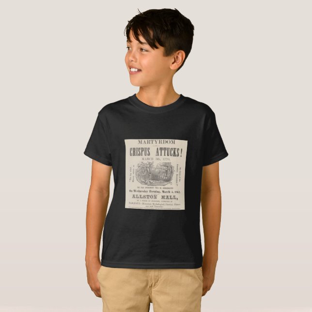 Camisa de la celebración de Crispus Attucks (Anverso completo)