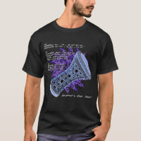 Camisa de la chuleta del batería