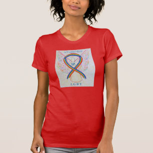Camisa de la cinta de la conciencia del arcoiris L