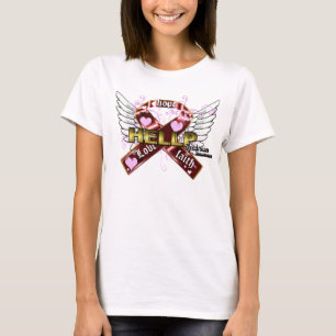 Camisa de la cinta de la conciencia del síndrome