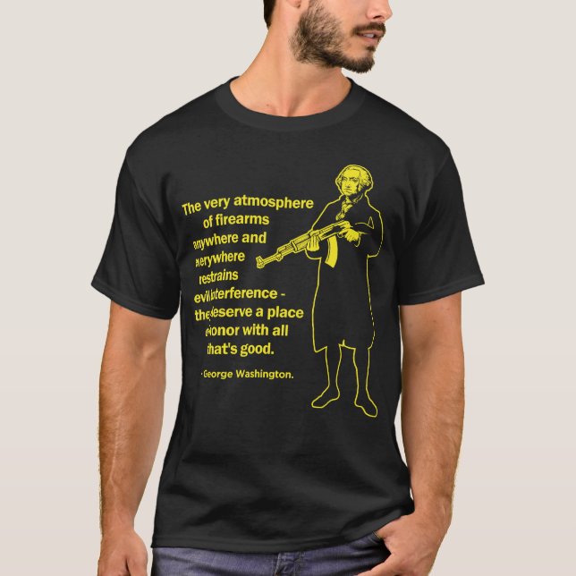 Camisa de la cita de las armas de fuego de (Anverso)