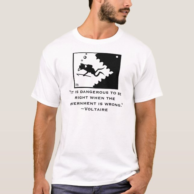 Camisa de la cita de VOLTAIRE (Anverso)