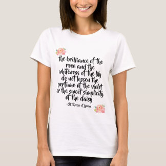 Camisa de la cita del St. Teresa
