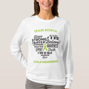 Camisa de la conciencia CDKL5, historia de Sonya,