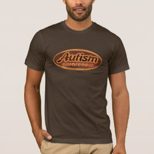 Camisa de la conciencia del autismo (Oval-r)