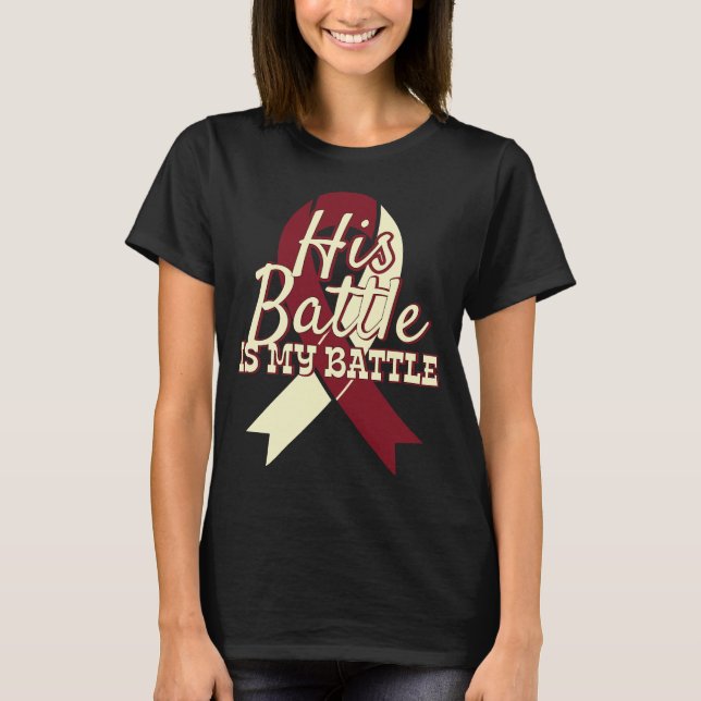 Camisa de la conciencia del cáncer de cabeza y (Anverso)