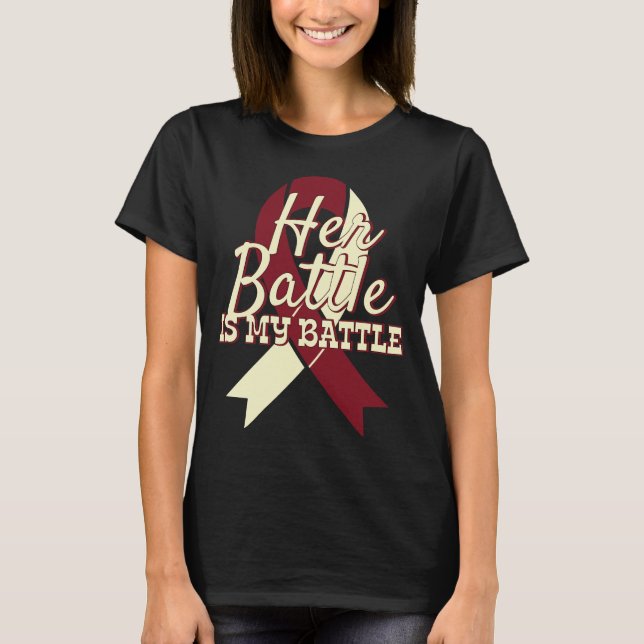 Camisa de la conciencia del cáncer de cabeza y (Anverso)