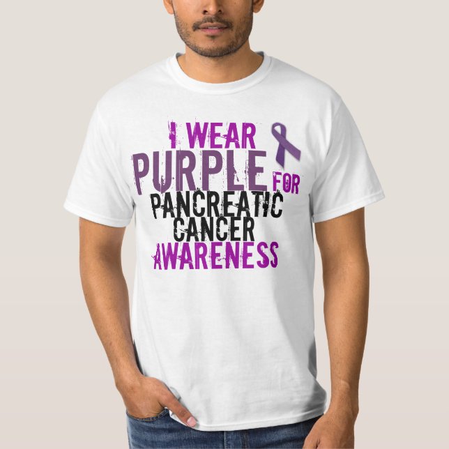 camisa de la conciencia del cáncer pancreático (Anverso)