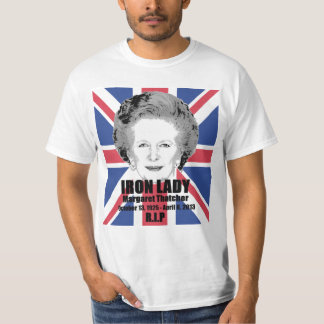 Camisa de la conmemoración de la dama de hierro de