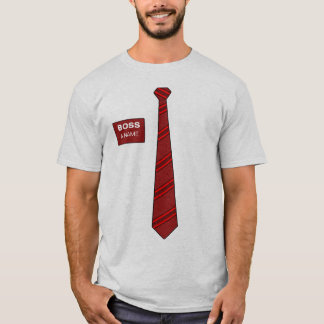 Camisa de la corbata de Boss