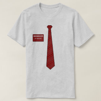 Camisa de la corbata del encargado