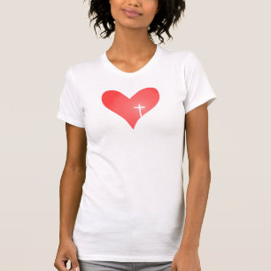 Camisa de la cruz/del corazón