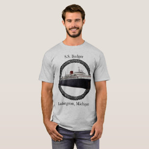 Camisa de la cuerda del tejón de los SS