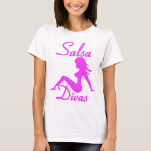 Camisa de la danza de la diva de la salsa