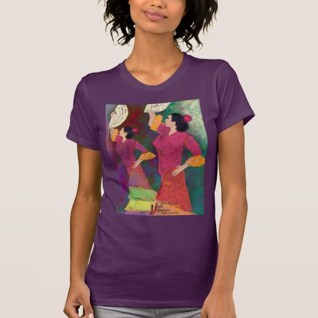 Camisa de la danza del flamenco por el flamenco de (Anverso)