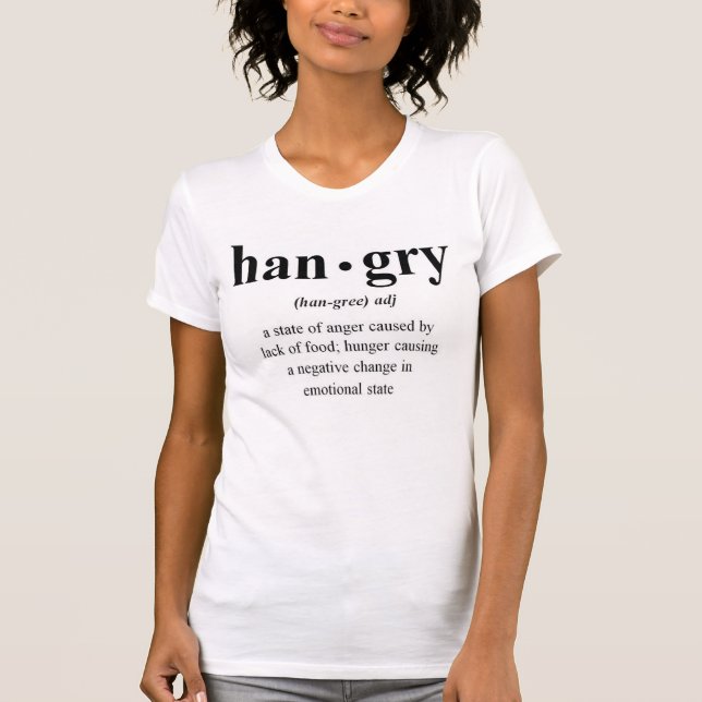 Camisa de la definición de Hangry (Anverso)