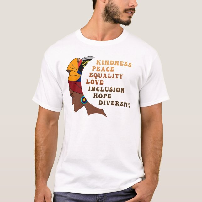 Camisa de la diversidad de la amabilidad (Anverso)