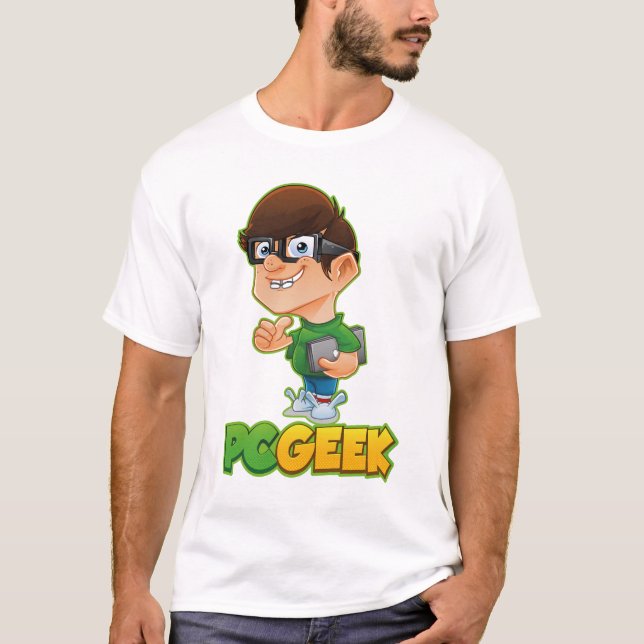 Camisa de la diversión del friki de la PC (Anverso)