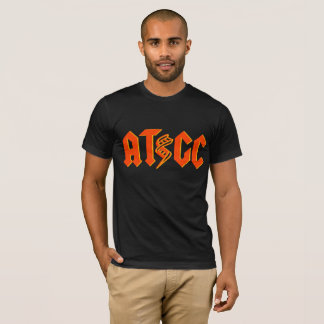 Camisa de la DNA de ATGC - naranja/rojo