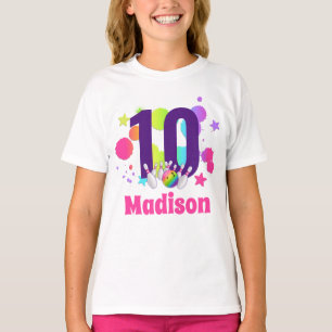 Camisa de la Edad de la Fiesta de Cumpleaños de B
